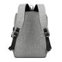 ZR316 2023 USB Charged Computer Bag Three Piece Business Backpack Men's Canvas Bag Student Schoolbag Backpack