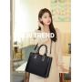 ZR643 Woman Bag Handbag Retro PU Fashion Female Portable Big High Quality Shoulder Underarm Bag Girl Versatile Tote Bag Shopping