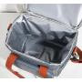 ZR148 Double-layer Lunch Bag High-capacity Refrigerated Outdoor Camping with Lunch Picnic Cross-body Insulation Bag