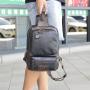 ZR868 Man Chest Bag PU Waterproof Shoulder Bag Sports Travel Crossbody Leisure Solid Color Print logo Business High Quality Bag