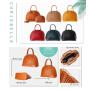 Susen Chrisbella 2022 trending PU leather Tote bag purse shell shaped women hand bags ladies luxury new design