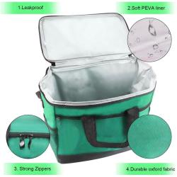Customizable Insulated Food Containers Lunch Bag for Office Picnic School Waterproof Reusable Women and Men Shoulder Bag CANS
