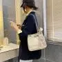 Straw Designer Tote Woman Handbag Custom Magnetic Button Large Capacity Bucket Bag Fresh Shopping Woven Chain Bags
