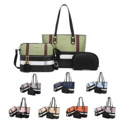 2022 custom LOVEVOOK new arrival ladies crossbody bags 3 pcs tote bags sets large women luxury purses and handbags