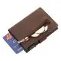 Metal Rfid Blocking Wallet Credit Card Holder Rfid Blocking Leather Aluminum Wallet