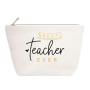 Gelory OEM Selling Factory Price Promotional Gift Canvas Travel Reusable Zipper Cosmetic Bag