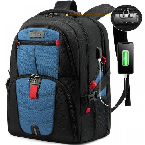 2023 Hot Sale Large Capacity Waterproof Backpack Office Computer Bag Outdoor Laptop Backpacks With USB School Bags For Men