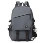 KBW477 Schoolbag Unisex New College Students Shoulder Backpack Fashion Good Quality PU Trend Out Travel Backpack