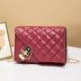 2024 Women's High Quality Fashionable Mini Shoulder Bag Underarm Handbag with Chain Decoration PU Material Stylish Lady Design