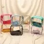 Keymay Hot Sale 9 Colors RTS Stock Stadium Concert Approved Women Casual Crossbody Bag Clear Shoulder Bag Clear PVC Stadium Bags