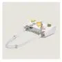 Custom designer famous ladies Pu leather handbags crossbody bags women hand bags with flowers and chains