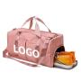 fashion designers sport fitness duffel bag portable cross shoulder foldable luggage traveling bag with shoe pocket