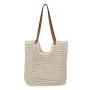 ZWY302 New Summer Sea Beach Girl Straw Bag Eco-friendly Simple Lightweight Tote Bag Wholesale Fashion Daily Travel Shoulder Bag