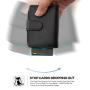 Professional Slim Business Card Carrier Name Card Holder Wallet With Magnetic Shut RFID Blocking Wallet With Pop Up Leather Case