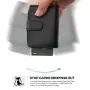 Professional Slim Business Card Carrier Name Card Holder Wallet With Magnetic Shut RFID Blocking Wallet With Pop Up Leather Case