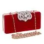 New women luxury evening bag high quality 4colors lady party chain clutch bag