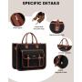 LOVEVOOK Large capacity shoulder Messenger Bag for Business Work office school women 15.6 in Lightweight Canvas Laptop Tote Bags