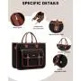 LOVEVOOK Large capacity shoulder Messenger Bag for Business Work office school women 15.6 in Lightweight Canvas Laptop Tote Bags