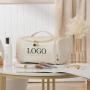 Fashion PU Leather Large Cosmetic Bags Beauty Case Women Portable Makeup Bag Multifunctional Travel Storage Bag