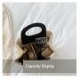 ZWY344 New Fashion Women Woven Handbag Colorblocking Elegant PU Handle Shopping Beach Bag Wholesale Daily Open Straw Bag
