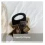 ZWY344 New Fashion Women Woven Handbag Colorblocking Elegant PU Handle Shopping Beach Bag Wholesale Daily Open Straw Bag