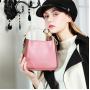 Custom Genuine Leather Luxury Women Designer Bags Ladies Bucket Bag Tote Handbags