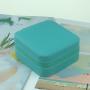 COM028 Custom Logo Mini Storage Box Jewelry Portable  Jewelry Storage Box Zipper Travel Jewelry Organizer New  Cosmetic Case