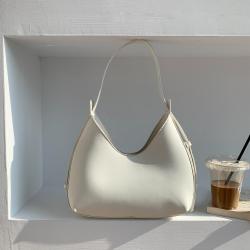Fashion Factory Outlet Korean Bags Large Capacity Women Simple Underarm Shoulder Bag Ladies PU Leather Hand Bags