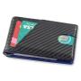 New design leather wallet bifold money clip rfid slim wallet with money clips for men