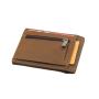 Multicfuntinal men wallet with zipper pocket leather card holder wallet