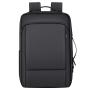 Waterproof 1680 Nylon Leather Backshoulder Computer Bag Expandable Reflective Strip Laptop Backpack with Custom LOGO