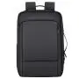 Waterproof 1680 Nylon Leather Backshoulder Computer Bag Expandable Reflective Strip Laptop Backpack with Custom LOGO