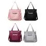 New Oxford Fabric Large Capacity Waterproof Women Sports Fitness Shoulder Handbags Portable Travel Trolley Tote Bag