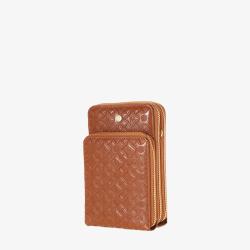 Susen CHRISBELLA Custom pu Leather ladies Embroidery thread sling shoulder purse women crossbody Mobile phone mini bag 2023