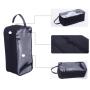 ZR545 Unisex Sport Shoe Packing Bag Oxford Bag One Side Clear Zipper And Handle Dust-proof Waterproof Oxford Storage Bag Travel