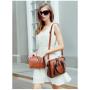 KBW066 New-style Mother and Son Bag Four-piece Designer Handbags Famous Brands  Oilskin European and American Retro Handbag