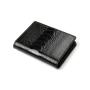 ODM Mini Cartera De Hombres Luxury High End Design Genuine Ostrich Leather Leg Skin Card Holder Wallet Vintage Smart Card Case