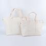 Keymay RTS Custom Logo 8 Colors Medium Large Inner Pocket Women Fashion Ntylon Handbags Crossbody Tote Bag Tote Handbags