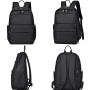 ZF194 New Schoolbag Female Junior High School Students Shoulder Bag Male Computer Backpack Oxford Breathable Waterproof