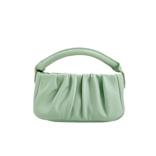 2024 Custom Wrinkle Vegan Leather Mini Bag Handbag For Women Ladies Minimalist