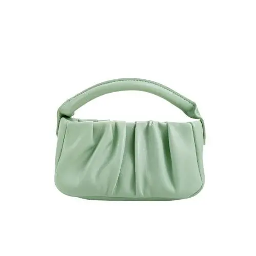 2024 Custom Wrinkle Vegan Leather Mini Bag Handbag For Women Ladies Minimalist