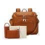 Wholesale functional custom mommy diaper bag leather diaper bag backpack diaper bag leather