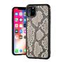 Custom Popular New Style Luxury Snake Skin Genuine Leather Mobile Phone Back Case For Iphone 13 14 15 Pro Max Cover