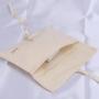 Custom Logo Printed Organic Envelope Cotton Canvas Pillow Child Clothing Packing Bag With Tie Cotton Envelope Dust Pouch