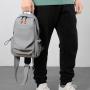 ZX076 Waterproof Chest Bags Daily Life Men's One Shoulder PU leather Crossbody Shoulder Bags Travel Hiking Messenger Bag