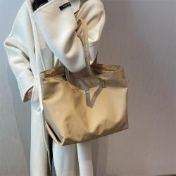 ZR417 Nylon Tote Bag High Capacity Women's 2023 New Fashion Versatile Handheld Shoulder Bag Shopping Bag