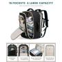 LOVEVOOK unisex outdoor custom 30L large Airline Approved luggage duffle organizer bag carry on travel backpacks for women men