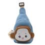 Fashion canvas chest bag custom cartoon child shoulder bag design kids canvas sling waist bag