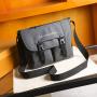 Waterproof PU Leather Messenger Crossbody Business Mobile Phone Bag