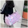 ZF267 Fashion Wet and Dry Gym Bag Women Swimming Yoga Short Lightweight Travel Bag Training Sports Shoulder Crossbody Bag